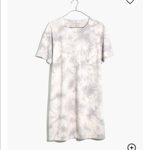 XS Madewell tie dye T-shirt dress- worn once
